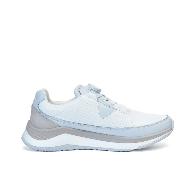 DESCENTE Dualis Abrasion Resistant, Breathable, Lightweight Low Top Running Shoes Men's White-1