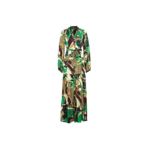 GUESS Long-Sleeved Dresses Women's Green