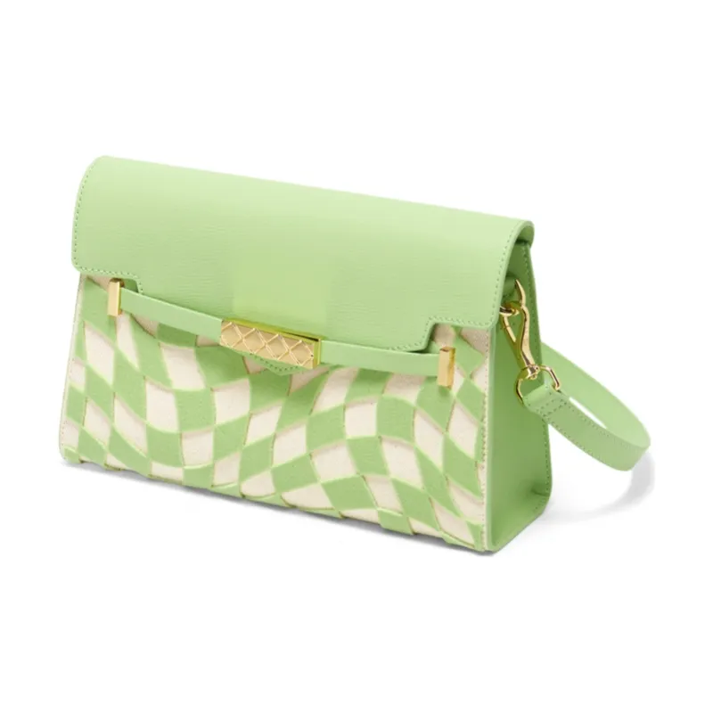CHARLES&KEITH PU Charles & Keith Bag Crossbody Bag, Shoulder Bag Women's Light Blue/Mint Green-7