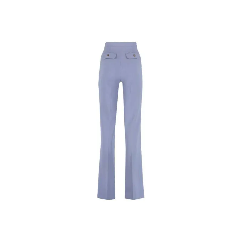 Elisabetta Franchi SS22 Casual Pants Women's Purple-1
