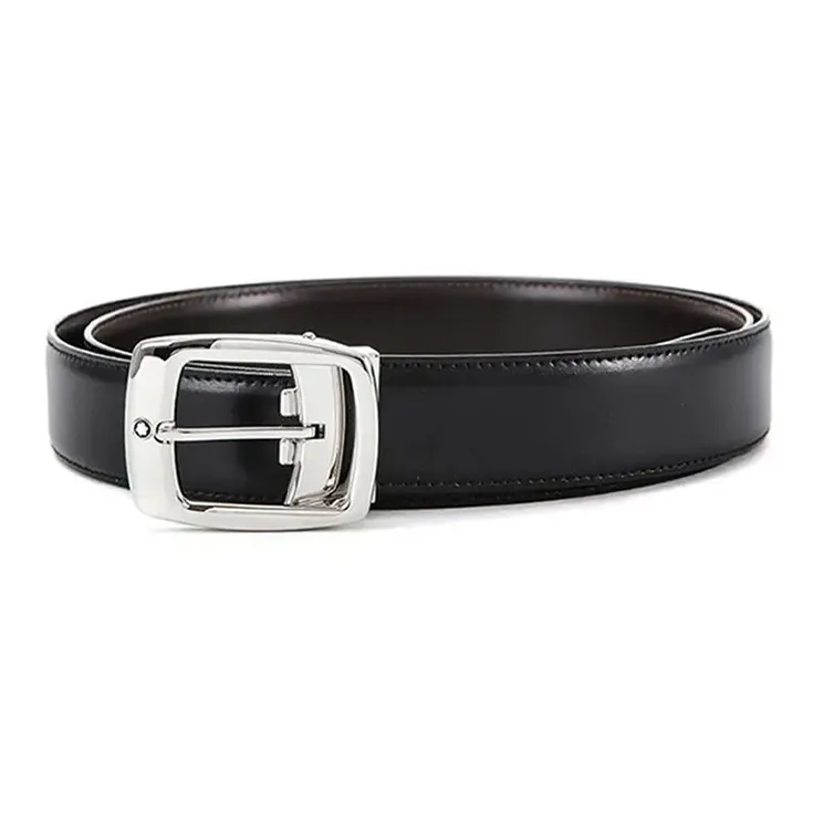 MONTBLANC Cow Leather Belts Men's 3cm-1