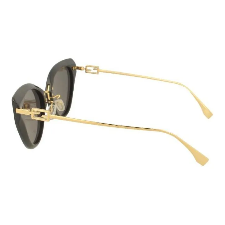 FENDI Plate And Alloy Cat Eye Sunglass Unisex-3