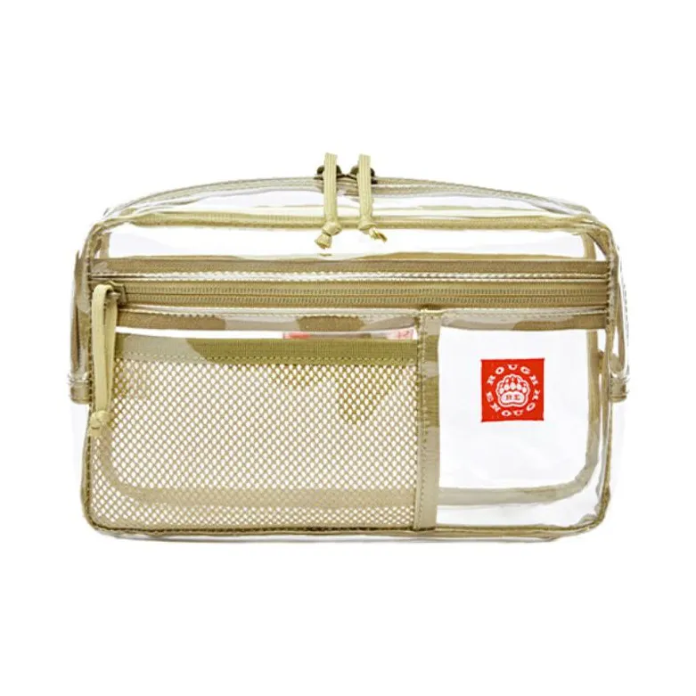 Rough Enough PVC Makeup Bag, Storage Bag, Toiletry Bag Tubas Unisex Transparent-2