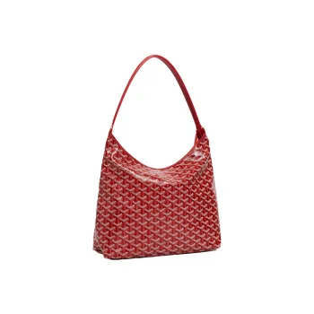 GOYARD Bohème Hobo Canvas With Leather Shoulder Bag Combo Bag Shoulder Bag Women's Red