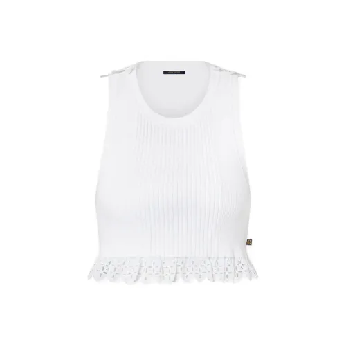 LOUIS VUITTON New Quarterly Products Of LV Camisoles Women's White