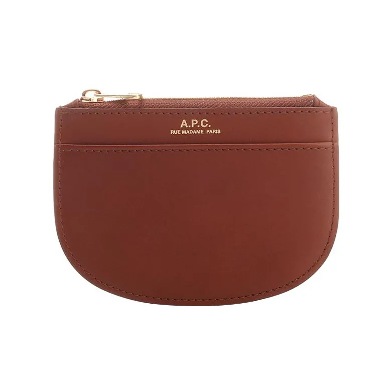 A.P.C. Rounded Leather Purse-0