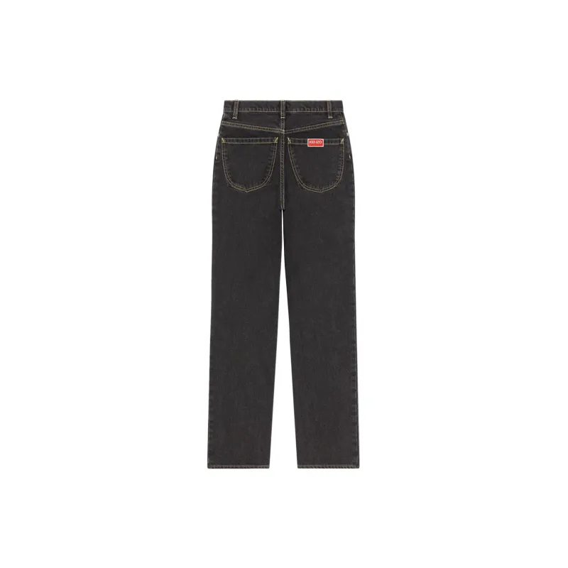 KENZO Logo patch Slim cut Jeans-1