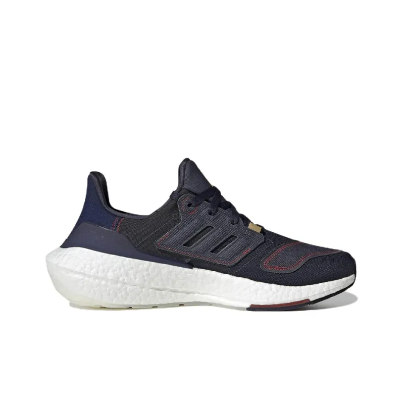 Adidas Ultra Boost 22 Denim Shadow Navy Vivid Red-1