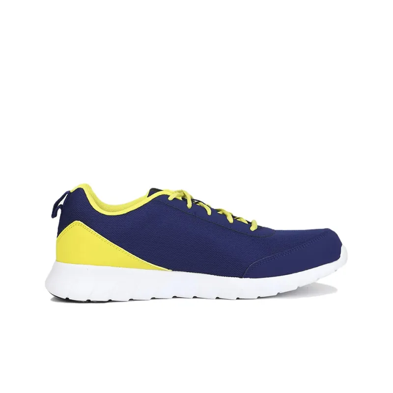 Adidas Adiscend Wear-Resistant Low-Top Running Shoes Men's Blue Yellow-1