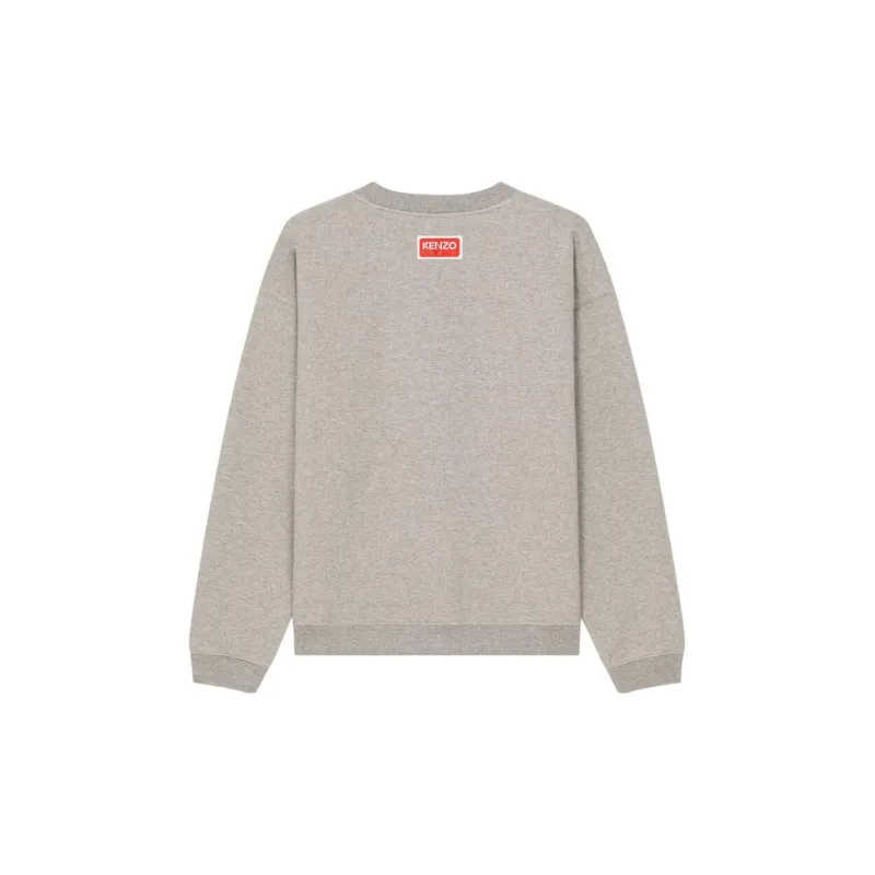 KENZO Broke Flower Sweatshirt 'Pearl Grey'-1
