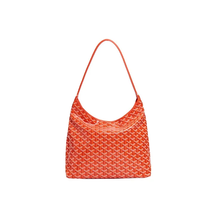 GOYARD Bohème Hobo Canvas With Leather Shoulder Bag Combo Bag Shoulder Bag Regular Women's Orange-2