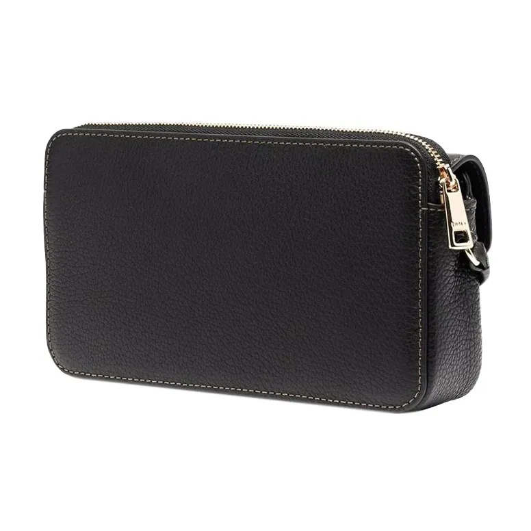 Furla Primula Leather Crossbody Bag, Shoulder Bag Women's Black-3