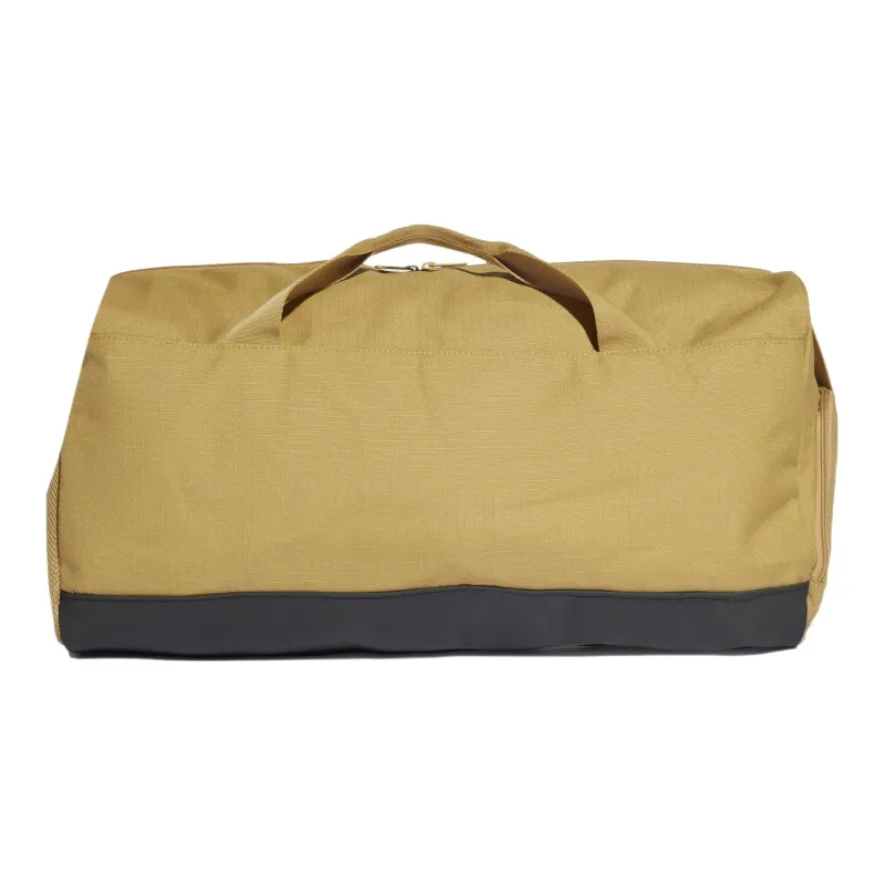 Adidas Recycled Polyester Luggage Bag Handbag Shoulder Bag Crossbody Bag Gym Bag Medium Size Unisex Gold Beige/Black-2
