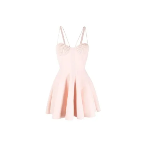 BALMAIN Sleeveless Dresses Women's Pink