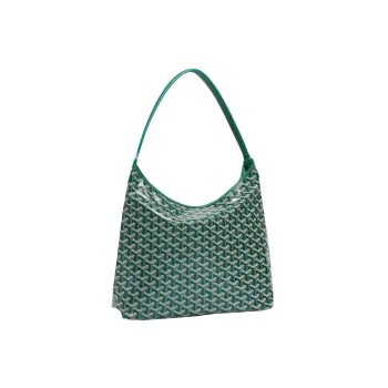 GOYARD Bohème Hobo Canvas With Leather Shoulder Bag Combo Bag One Shoulder Handbags Women's Green