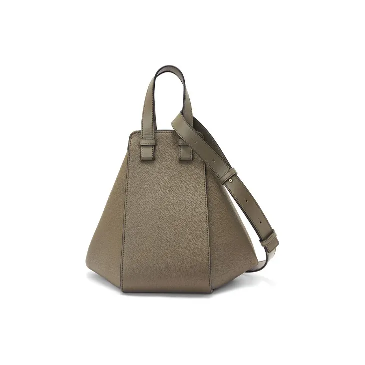LOEWE Soft Grain Calfskin Hammock Bag, Shoulder Bag Trumpets Women's Laurel Green-2