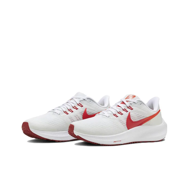 Nike Air Zoom Pegasus 39 Premium White University Red Women's-2
