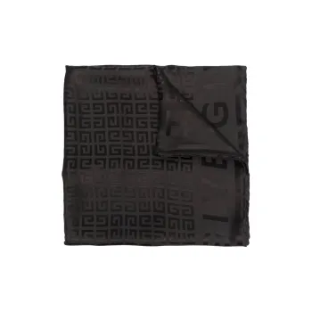 Givenchy Silk Scarves Unisex Black
