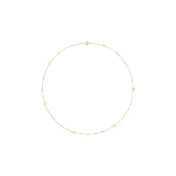 TORY BURCH Logo Detailed Chain Link Necklace