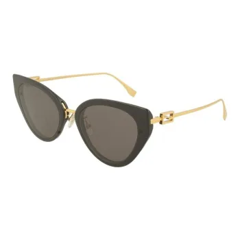 FENDI Plate And Alloy Cat Eye Sunglass Unisex