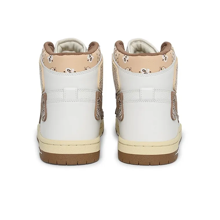 AMIRI Skel Top Hi Bandana Brown White-4