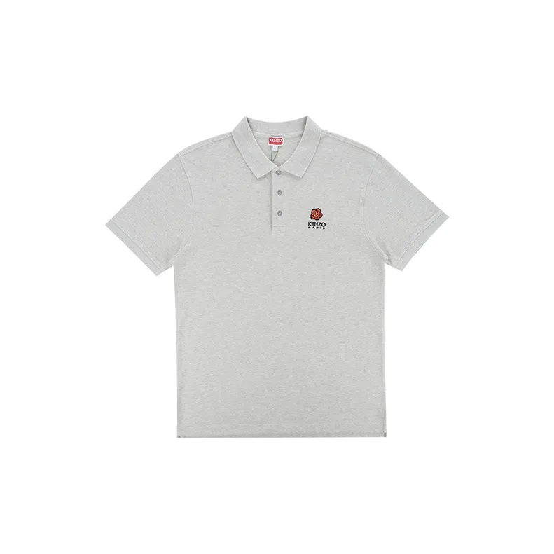 KENZO Boky Flower Embroidered Polo Shirt-6