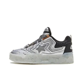 The Mandalorian x STARTER Height Increasing Wear Resistant Low Top Skateboard Shoes Women's Silver