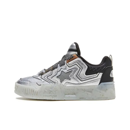 The Mandalorian x STARTER Height Increasing Wear Resistant Low Top Skateboard Shoes Women's Silver
