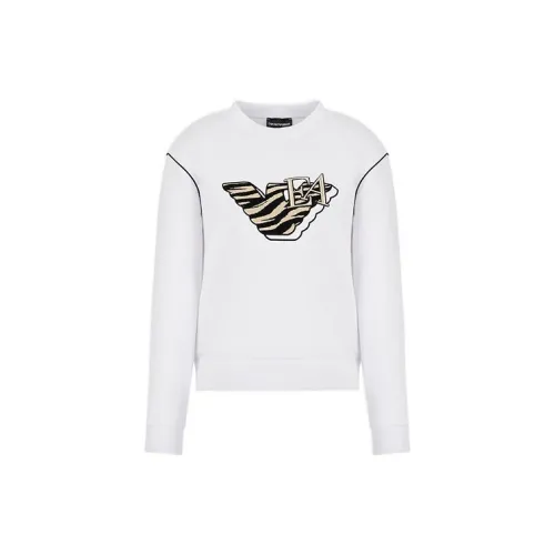 EMPORIO ARMANI Sweatshirts Women's White