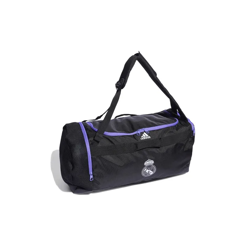 Adidas Fabric Handbag Shoulder Bag Crossbody Bag Gym Bag Medium Size Unisex Pure Black-1
