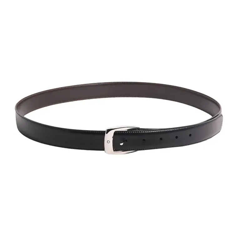 MONTBLANC Cow Leather Belts Men's 3cm-2