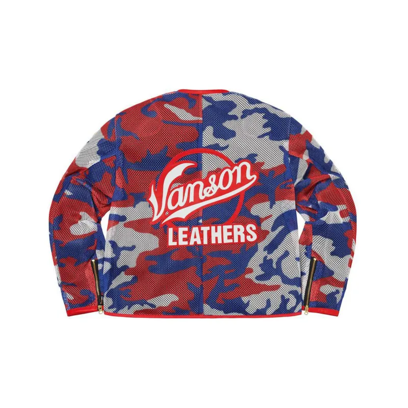 Supreme Vanson Leathers Cordura Mesh Jacket-7