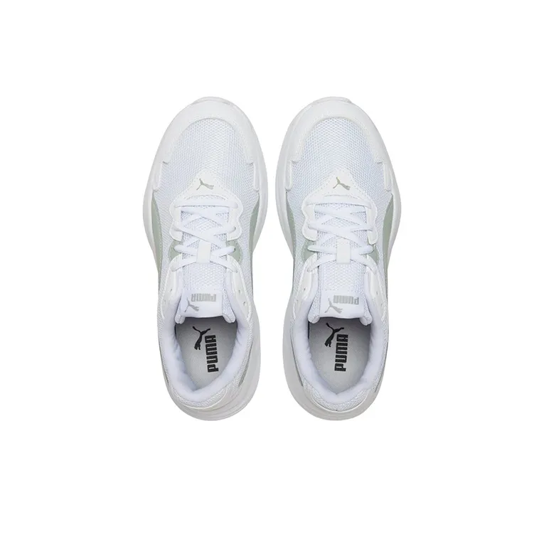 PUMA 90s Runner Nu Wave 'White Gray Green'-3