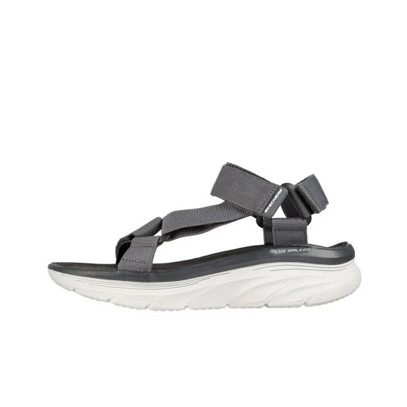 Skechers D'lux Walker Sandal Beach Sandals Men's Gray-0