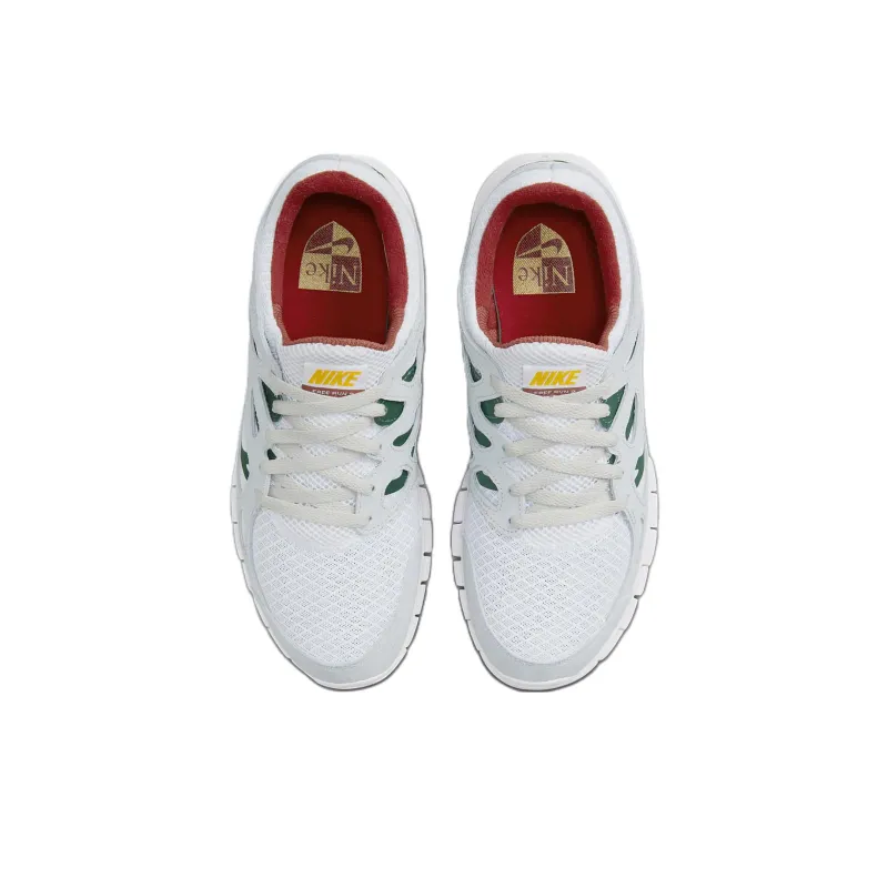 Nike Free Run 2 Grey Cinnabar Gorge Green-3