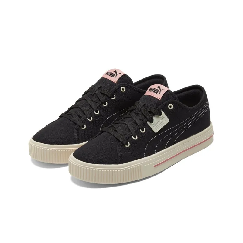 PUMA Ever Cv Casual Skateboarding Shoes Unisex Black Pink-2
