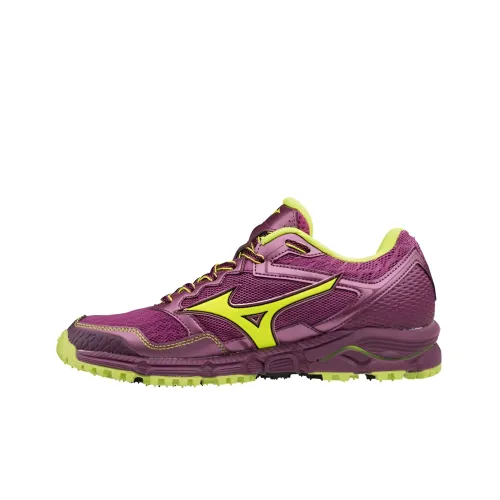 Mizuno Wave Daichi 3 Running Shoes Women's Low-Top Purple/Yellow