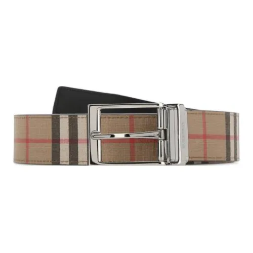 Burberry Leather Belts Unisex Brown