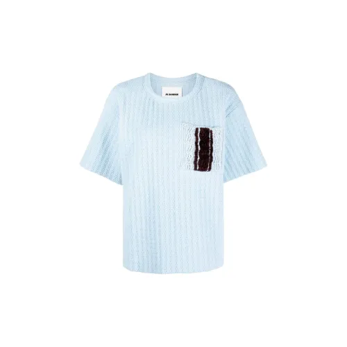 JIL SANDER Short-sleeved Knitted Top