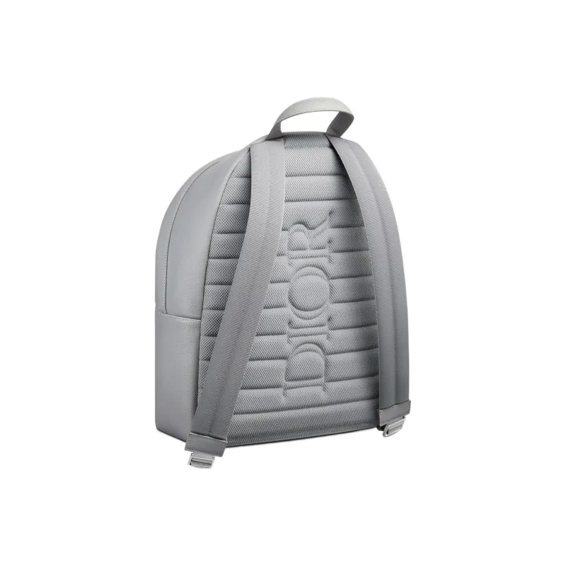 DIOR Cow Leather Backpack Men's Gray-2