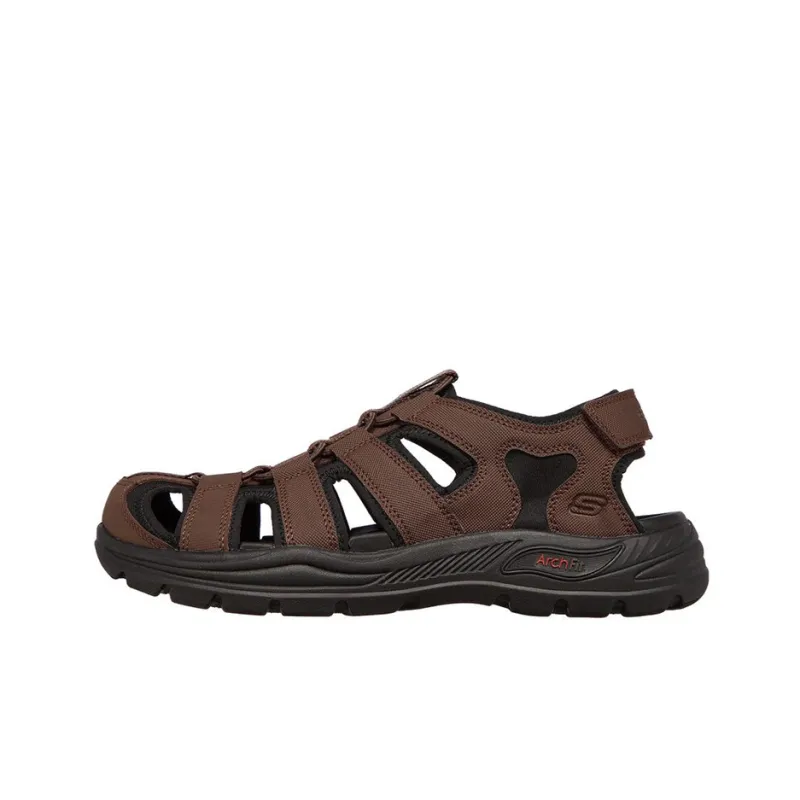 Skechers Breathable River Trekking Shoes Men's Chocolate-0