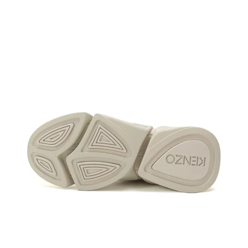 KENZO Chunky Sneakers Women's Low Top Bone White-5