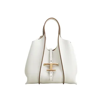 TOD'S Timeless Logo Plaque Mini Tote Bag