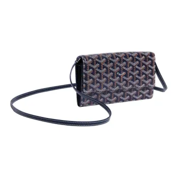 GOYARD Varenne Canvas With Leather Shoulder Bag Crossbody Bag Regular Women's Dark Blue