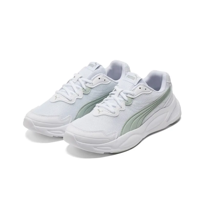 PUMA 90s Runner Nu Wave 'White Gray Green'-2