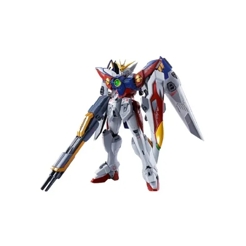 BANDAI Metal Robot Spirits New Mobile Report Gundam Wing Side Ms Wing Gundam Zero Figure White