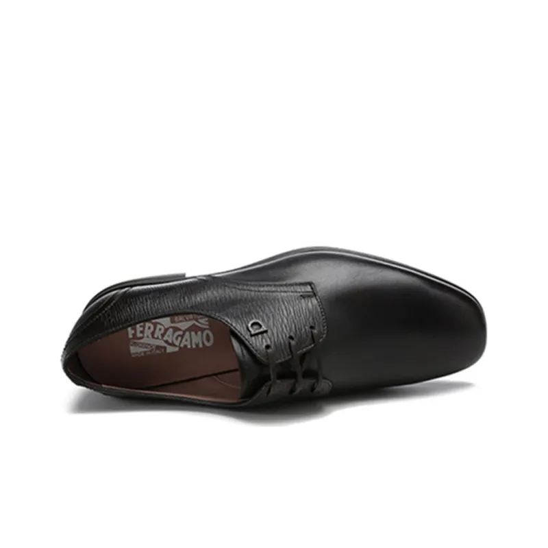 FERRAGAMO SPENCER Dress Shoes Men's Mountain Walnut-4