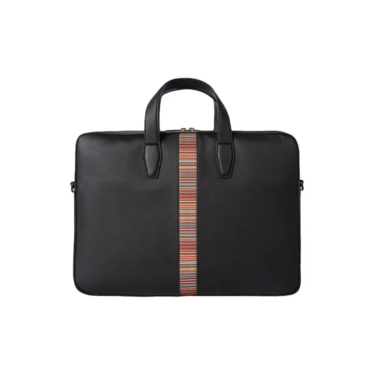 Paul Smith Leather Briefcases Men's Black-0
