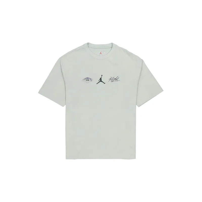 JORDAN T Shirts Men Aqua Blue-1