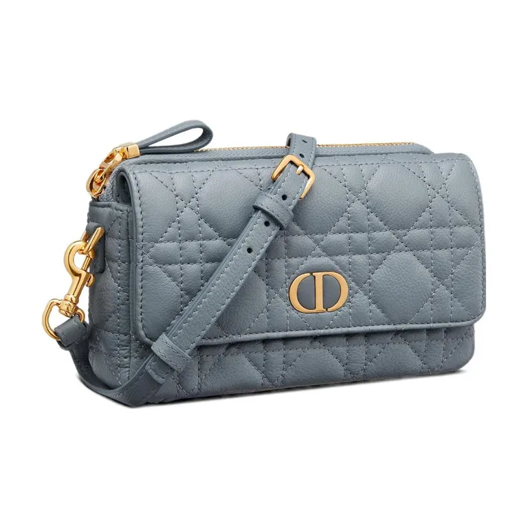 DIOR Caro Soft Cow Leather Clutch Women's-5